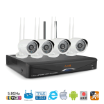 4CH 5.8G Built in Wifi router NVR KITS